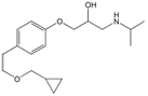 Betaxolol (Base) ; (2RS)- 1-[4-[2-(Cyclopropylmethoxy)ethyl]phenoxy]-3-[(1-methylethyl)amino]propan-2-ol | 63659-18-7