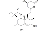 Simvastatin Dihydro Diol Impurity ; 3’,5’-Dihydro Diol Simvastatin ; [1S-[1α,3α,4β,6α,7β,8β(2S*,4S*),8aβ]]-Butanoic Acid 2,2-Dimethyl-1,2,3,4,6,7,8,8a- octahydro-4,6-dihydroxy-3,7-dimethyl-8-[2-(tetrahydro-4-hydroxy-6-oxo-2H-pyran-2-yl) ethyl]-1-naphthalenyl ester  | 159143-77-8