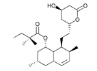 Simvastatin 4α,5-Dihydro Impurity ; 4α,5-Dihydro Simvastatin ; Simvastatin Impurity K ; (1S,3S,4aR,7S,8S,8aS)-8-(2-((2R,4R)-4-Hydroxy-6-oxotetrahydro-2H-pyran-2-yl)ethyl)-3,7-dimethyl-1,2,3,4,4a,7,8,8a-octahydronaphthalen-1-yl 2,2-dimethylbutanoate