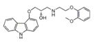 (S)-(-)-Carvedilol ; (2S)-1-(9H-Carbazol-4-yloxy)-3-[[2-(2-methoxyphenoxy)-ethyl]amino]propan-2-ol | 95094-00-1