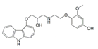 Carvedilol 4-Hydroxy Metabolite ; 4-[2-[[3-(9H-Carbazol-4-yloxy)-2-hydroxypropyl]amino]ethoxy]-3-methoxyphenol ; 4-Hydroxy Carvedilol | 142227-49-4