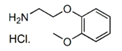 Carvedilol EP Impurity E ; Carvedilol USP RC E ; 2-(2-Methoxyphenoxy)ethylamine hydrochloride |  64464-07-9