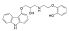 Carvedilol O-Desmethyl Impurity ; (2RS)-1-(9H-Carbazol-4-yloxy)-3-[[2-(2-hydroxyphenoxy)-ethyl] amino] propan-2-ol  | 72956-44-6