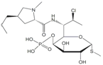 Clindamycin Phosphate EP Impurity D ; Clindamycin 4-Phosphate ; Methyl 7-chloro-6,7,8-trideoxy-6-[[[(2S,4R)-1-methyl-4-propylpyrrolidin-2-yl]carbonyl]amino]-1-thio-L-threo-α-D-galacto-octopyranoside 4-(dihydrogen phosphate)