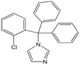 Clotrimazole ; 1-[(2-Chlorophenyl)diphenylmethyl]-1H-imidazol