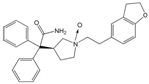 Darifenacin N-Oxide Impurity ; (S)-2-[ 1-[2-(2,3-Dihydrobenzofuran-5-yl)ethyl]-1 -oxidopyrrolidin-3-yl]-2,2-diphenyl acetamide | 1391080-40-2 