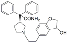 Darifenacin 3-Hydroxy Impurity ; 3-Hydroxy Darifenacin ; 2-{1-[2-(2,3-Dihydro-3-hydroxy-5-benzofuranyl)ethyl]-pyrrolidin-3(S)-yl}-2,2-diphenyl-acetamide | 206048-82-0 