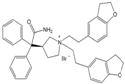Darifenacin Pyrrolidinium Dimer Impurity ; (3S)-3-(2-Amino-2-oxo-1,1-diphenylethyl)-1,1-bis[2-(2,3-dihydro-5-benzofuranyl)ethyl]pyrrolidinium Bromide| 1396968-57-2