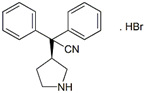 Darifenacin Cyano Pyrrolidine Impurity ; (S)-3-(Cyanodiphenylmethyl)-pyrrolidine HBr | 194602-27-2