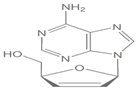 Didanosine EP Impurity I ; 2′,3′-Dideoxy-2′,3′-didehydroadenosine ; 9-(2,3-Dideoxy- β-D-glycero-pent-2-enofuranosyl)-9H-purin-6-amine| 7057-48-9 