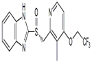 Dexlansoprazole ;Lansoprazole R-Isomer ; R-(+)-Lansoprazole ; 2-[(R)-[[3-Methyl-4-(2,2,2-trifluoroethoxy)-2-pyridinyl]methyl]sulfinyl]-1H-benzimidazole |  138530-94-6
