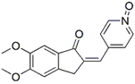 Donepezil Pyridine Dehydro N-Oxide ; 5,6-Dimethoxy-2-(1-oxido-pyridin-4-ylmethylene)indan-1-one | 896134-06-8 