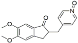 Donepezil Pyridine N-Oxide ; 5,6-Dimethoxy-2-(1-oxido-pyridin-4-ylmethyl)indan-1-one | 896134-07-9 