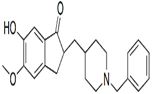Donepezil 6-O-Desmethyl Impurity ; (RS)-2-[(1-Benzyl-4-piperidyl)methyl]-6-hydroxy-5-methoxy-1-indanone |  120013-56-1 