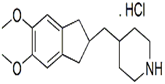 Donepezil Desbenzyl Deoxy Impurity ; 4-[(5,6-Dimethoxyindan-2-yl)methyl] piperidine HCl |  1034439-43-4 