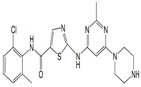 Dasatinib N-Deshydroxyethyl Impurity ;Dasatinib Metabolite M4 ; N-(2-Chloro-6-methylphenyl)-2-[[2-methyl-6-(1-piperazinyl)-4-pyrimidinyl] amino]-5-thiazolecarboxamide | 910297-51-7