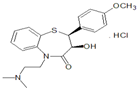 Diltiazem EP Impurity F ;O-Desacetyl Diltiazem HCl; (2S,3S)-5-[2-(Dimethylamino)ethyl]-2-(4-methoxyphenyl)-4-oxo-2,3,4,5-tetrahydro-1,5-benzothiazepin-3-ol HCl | 23515-45-9