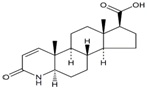 Dutasteride EP Impurity A ;Finasteride Carboxylic Acid ; Dutasteride Carboxylic Acid ; 3-Oxo-4-aza-5α-androst-1-ene-17β-carboxylic acid | 104239-97-6
