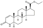 Dutasteride EP Impurity C ; Dutasteride Ethyl Ester ;  Ethyl 3-oxo-4-aza-5α-androst-1-ene-17β-carboxylate |  157307-36-3
