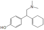 Desvenlafaxine Anhydro Impurity;Anhydro-O-Desmethyl Venlafaxine ; 2-Cyclohexenyl-2-(4-hydroxyphenyl)-N,N -dimethylethanamine | 1346600-38-1