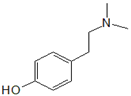 Desvenlafaxine Phenol Impurity ;  2-(4-Hydroxyphenyl)-N,N-dimethylethanamine  | 539-15-1