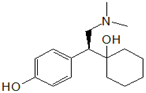 Desvenlafaxine S-Isomer ;Venlafaxine O-Desmethyl S-Isomer ; O-Desmethyl Venlafaxine S-Isomer ; (S)-4-[2-(Dimethylamino)-1-(1-hydroxycyclohexyl) ethyl]phenol  | 142761-12-4