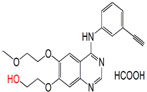 Erlotinib 7-O-Desmethyl Metabolite ;7-O-Desmethyl Erlotinib Formate ; Erlotinib Metabolite M13 ; 2-[[4-[(3-Ethynylphenyl)amino]-6-(2-methoxyethoxy)-7-quinazolinyl] oxy]ethanol format |  183365-34-6 