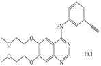 Erlotinib HCl ;Erlotinib Hydrochloride ; Tarceva ; N-(3-Ethynylphenyl)[6,7-bis(2-methoxyethoxy)quinazolin-4-yl]amine hydrochloride ; 6,7-Bis(2-methoxyethoxy)-4-(3-ethynylanilino)quinazoline hydrochloride | 183319-69-9