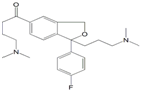 Escitalopram EP Impurity G ; Citalopram EP Impurity G ;  4-(Dimethylamino)-1-[(1RS)-1-[3- (dimethylamino)propyl]-1-(4-fluorophenyl)-1,3-dihydro-2- benzofuran-5-yl]butan-1-one | 1329745-98-3