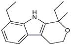 Etodolac EP Impurity J ;Decarboxy Etodolac ; (1RS)-1,8-Diethyl-1-methyl-1,3,4,9-tetrahydropyrano[3,4-b]indole | 115066-03-0