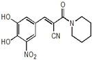 Entacapone EP Impurity H ; (2E)-3-(3,4-Dihydroxy-5-nitrophenyl)-2-(piperidin-1-ylcarbonyl)prop-2-ennitrile |  1150310-15-8 