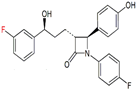 Ezetimibe meta-Fluorobenzene Isomer ; (3R,4S)-1-(4-Fluorophenyl)-3-[(3S)-3-(3-fluorophenyl)-3-hydroxypropyl]-4-(4-hydroxyphenyl)azetidin-2-one