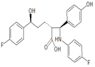 Ezetimibe Open-Ring Acid ;Ezetimibe Azetidinone Ring-Opened Impurity ; (2R,5S)-5-(4-Fluorophenyl)-2-((S)-(4-fluorophenylamino)(4-hydroxyphenyl)methyl)-5-hydroxypentanoic acid  | 1391053-63-6