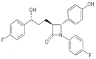 Ezetimibe (RSR)-Isomer ; Ezetimibe Enantiomer ; ent-Ezetimibe ; (3'R, 3S, 4R)-Ezetimibe ; (3S, 4R, 3'R)-Ezetimibe ; (3S,4R)-1-(4-Fluorophenyl)-3-[(3R)-3-(4-fluorophenyl)-3-hydroxypropyl]-4-(4-hydroxyphenyl)azetidin-2-one | 1376614-99-1