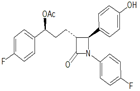 Ezetimibe 3-O-Acetyl Impurity ; (3R,4S)-3-[(3S)-3-(Acetyloxy)-3-(4-fluorophenyl)propyl]-4-(4-hydroxy phenyl)-1-(4-fluorophenyl)-2-azetidinone | 1044664-24-5
