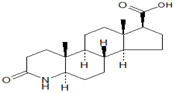 Finasteride Dihydro Carboxylic Acid ;1,2-Dihydro Finasteride Carboxylic Acid ; (5α,17β)-3-Oxo-4-aza-androstane-17-carboxylic acid | 103335-55-3
