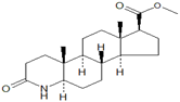 Finasteride Dihydro Carboxylic Acid Methyl Ester ; 1,2-Dihydro Finasteride Carboxylic Acid Methyl Ester ; (5α,17β)-3-Oxo-4-aza-androstane-17-carboxylic acid methyl ester