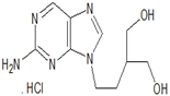 Famciclovir USP RC A ; Famciclovir USP Related Compound A ; 6-Deoxypenciclovir ; 2-[2-(2-Amino-9H-purin-9-yl)ethyl]propane-1,3-diol HCl | 104227-86-3