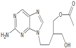 Famciclovir USP RC B ; Famciclovir USP Related Compound B ; 6-Deoxypenciclovir Acetate ; Desacetyl Famciclovir ; 4-(2-Amino-9H-purin-9-yl)-2-(hydroxymethyl)butyl acetate | 104227-88-5