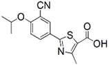 Febuxostat Isopropyl Ether Analog ; 2-[3-Cyano-4-(isopropyloxy)phenyl]-4-methylthiazole-5-carboxylic acid | 144060-52-6