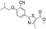 Febuxostat Methyl Ester ; Methyl 2-(3-cyano-4-isobutoxyphenyl)-4-methylthiazole-5-carboxylate
