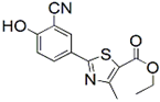 Febuxostat 4-Hydroxy Ethyl Ester ; 2-(3-Cyano-4-hydroxyphenyl)-4-methyl-1,3-thiazole-5-carboxylic acid ethyl ester | 161798-02-3