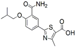Febuxostat Amide Impurity ; 2-(3-Carbamoyl-4-isobutoxyphenyl)-4-methylthiazole-5-carboxylic acid | 1239233-86-3