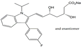 Fluvastatin EP Impurity A ;Fluvastatin BP Impurity A ; (3RS,5RS,6E)-7-[3-(4-Fluorophenyl)-1-(1-methylethyl)-1H-indol-2-yl]-3,5-dihydroxyhept-6-enoic acid | 93957-54-1