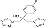 Fluconazole EP Impurity D ;Fluconazole USP RC B ; 2-Desfluoro Fluconazole ; 2-(4-Fluorophenyl)-1,3-bis(1H-1,2,4-triazol-1-yl)propan-2-ol  |  81886-51-3