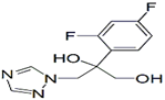 Fluconazole EP Impurity F ;Fluconazole Diol Impurity ; (2RS)-2-(2,4-Difluorophenyl)-3-(1H-1,2,4-triazol-1-yl)propane-1,2-diol  |  118689-07-9