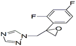 Fluconazole EP Impurity G ;Fluconazole Epoxide Impurity ; 1-[[(2RS)-2-(2,4-Difluorophenyl)oxiran-2-yl]methyl]-1H-1,2,4-triazole  |   86386-76-7