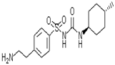 Glimepiride EP Impurity J ;Glimepiride BP Impurity J ; Glimepiride USP Related Compound J ; 1-[[4-(2-Aminoethyl)phenyl]sulphonyl]-3-(trans-4-methyl cyclohexyl) urea