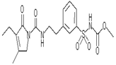 Glimepiride meta-Ester Impurity ; Methyl [[m-[2-[[(3-ethyl-4-methyl-2-oxo-2,3-dihydro-1H-pyrrol-1-yl)carbonyl] amino] ethyl] phenyl] sulphonyl] carbamate
