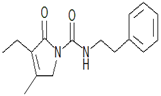 Glimepiride Phenylethyl Impurity ; 3-Ethyl-2,5-dihydro-4-methyl-2-oxo-N-(2-phenylethyl)-1H-pyrrole-1-carboxamide  | 247098-18-6